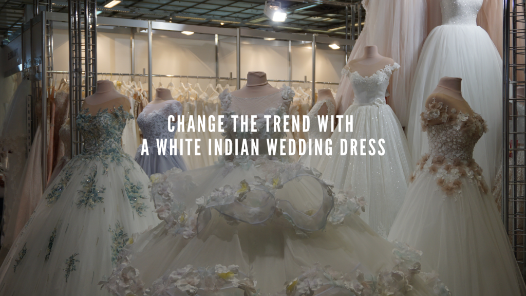 White Indian Wedding Dress | White Indian Bridal Dress